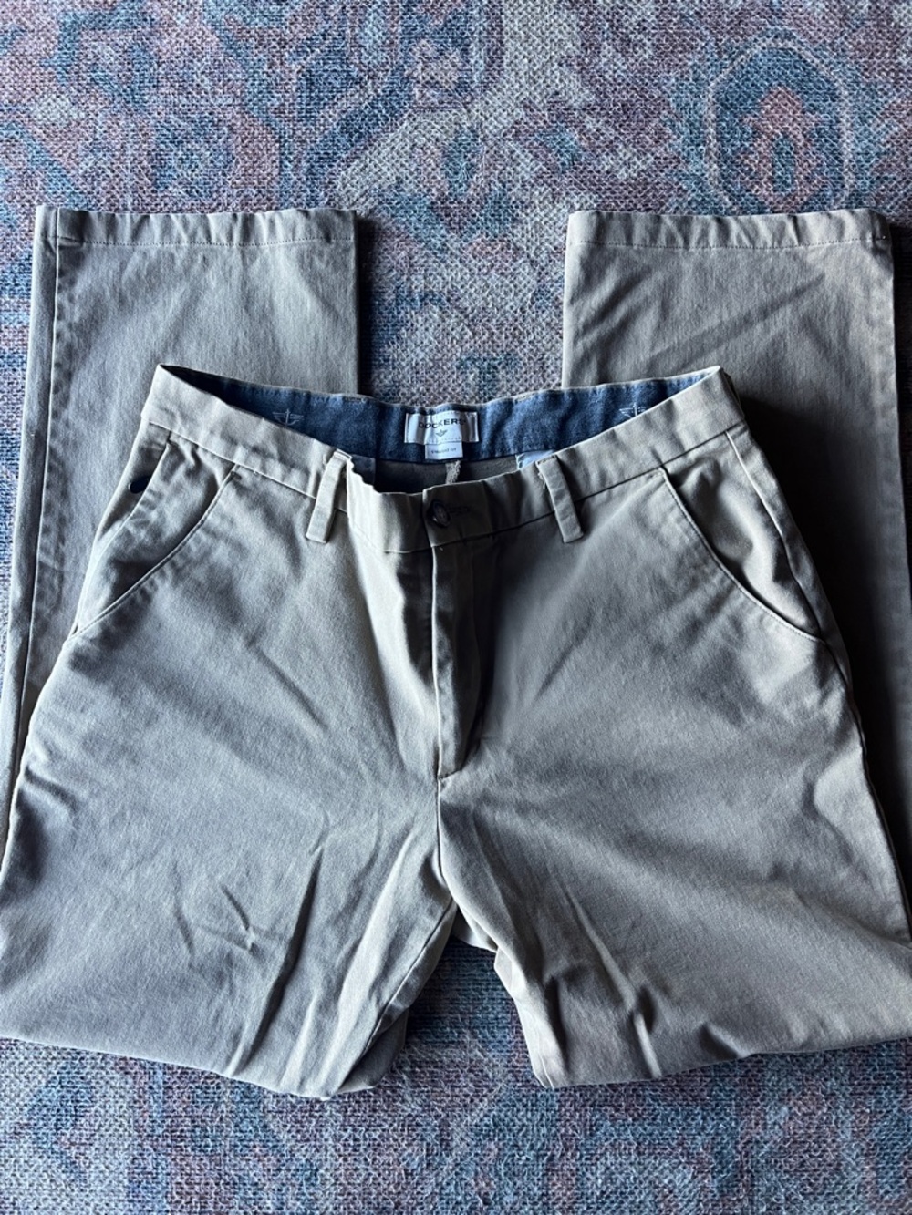 Dockers Khaki Straight-Fit Chinos 34x32